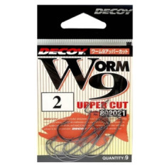 Decoy Worm 9 Upper Cut 2 Hook, 9pcs