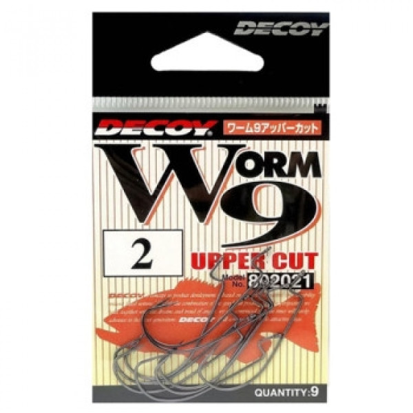 Гачок Decoy Worm9 Upper Cut #2 (9 шт/уп)