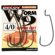 Decoy Worm 9 Upper Cut 4/0 Hook, 6pcs