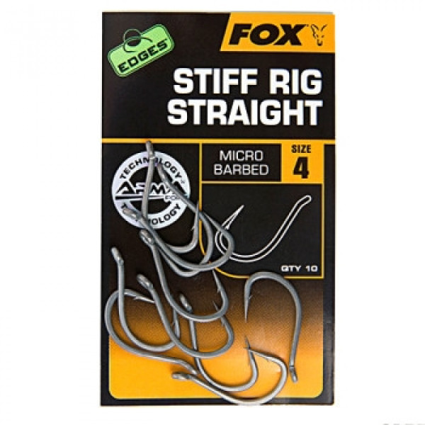 Крючок Fox Arma Point Stiff Rig Straight size 8