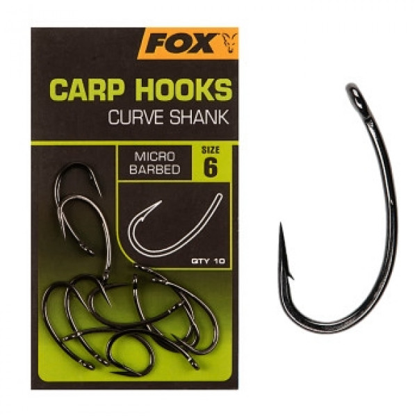 Гачок Fox Carp Hooks Curve Shank #2 10pcs