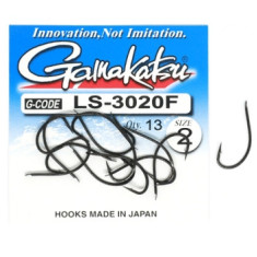 Hook Gamakatsu LS-3020F N / L Black # 2 13pcs