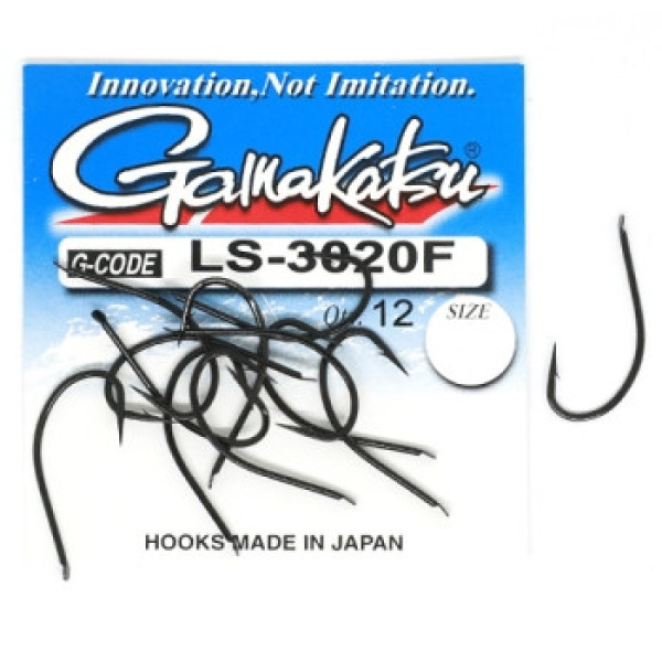 Крючок Gamakatsu LS-3020F N/L Black #6 16шт