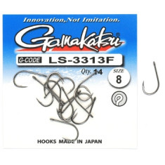 Гачок Gamakatsu LS-3313F N / L Black # 8 14шт 