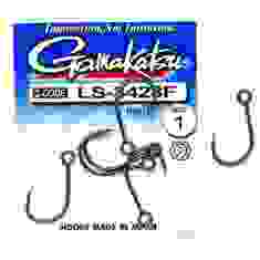 Hook Gamakatsu LS-3423F N / L Black # 1 6pcs