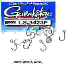Hook Gamakatsu LS-3423F N / L Black # 10 9pcs