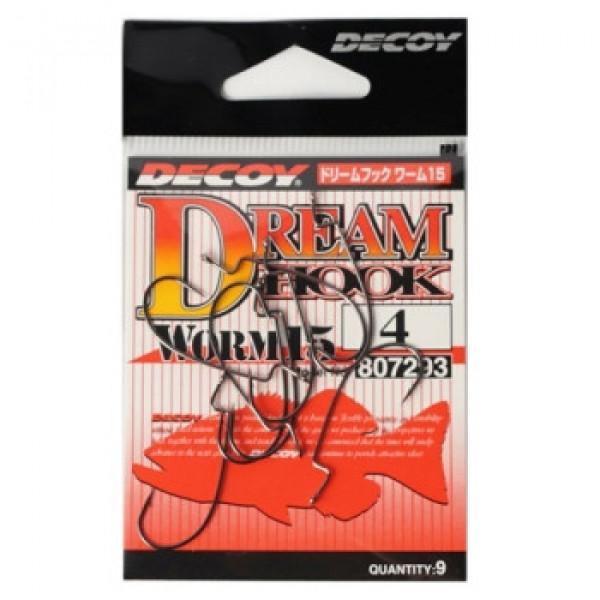 Крючок Decoy Worm 15 Dream Hook 4, 9шт