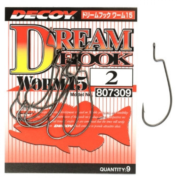 Гачок Decoy Worm15 Dream Hook #2 (9 шт/уп)