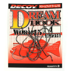 Decoy Worm 15 Dream Hook 1, 9pcs