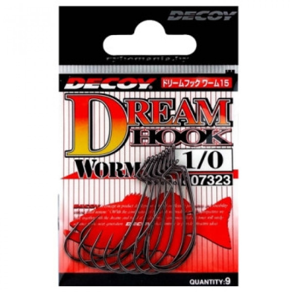 Крючок Decoy Worm 15 Dream Hook 1/0, 9шт