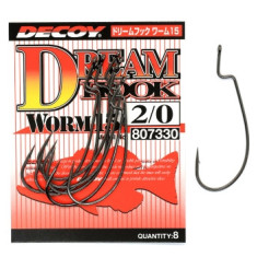Decoy Worm 15 Dream Hook 2/0, 8pcs