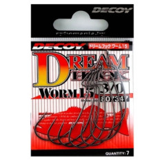 Decoy Worm 15 Dream Hook 3/0, 7pcs