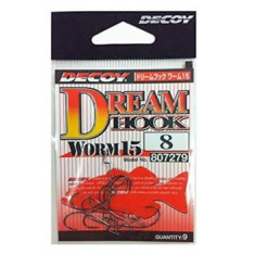 Decoy Worm 15 Dream Hook 8, 9pcs