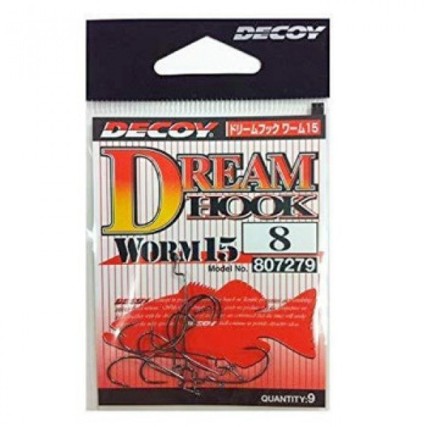 Крючок Decoy Worm 15 Dream Hook 8, 9шт