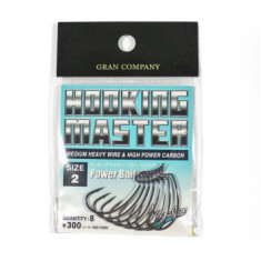 Гачок офсетний Varivas Nogales Hooking MasterPower Bait Finess hooks, #2
