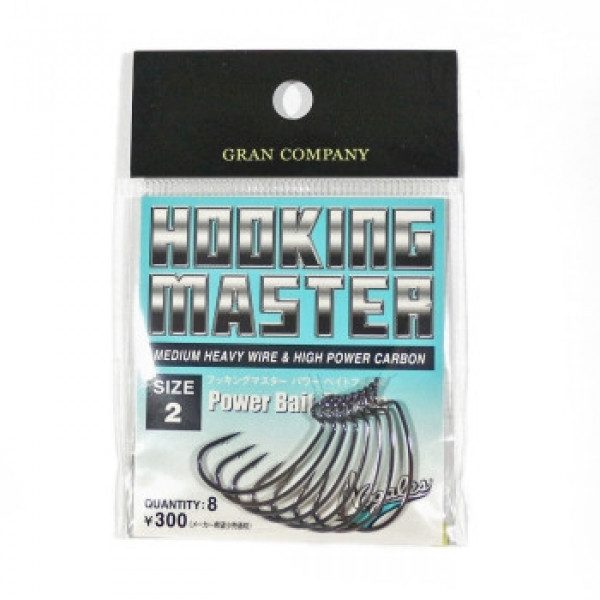 Гачок офсетний Varivas Nogales Hooking MasterPower Bait Finess hooks, #2