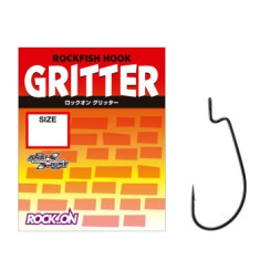 Offset hook Varivas Rock-On Gritter #1/0 6шт.