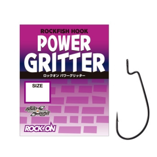 Крючок оффсетный Varivas Rock-On Power Gritter #2/0 6шт.