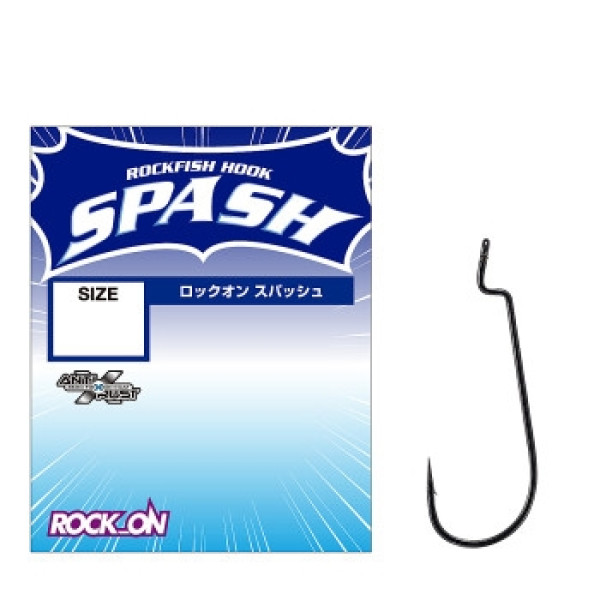 Крючок оффсетный Varivas Rock-On Spash #1 6шт.