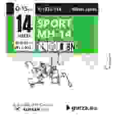 Гачок Gurza Sport MH-14 широке вухо #14 BN 15pc