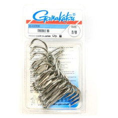 Gamakatsu Hook Treble 16 Tinned # 3/0 10pcs