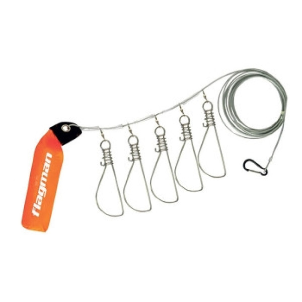 Кукан на 5 мест с поплавком