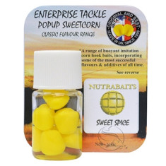 Искусственная кукуруза Enterprise Tackle Pop-Up Nutrabaits Sweet Spice Yellow