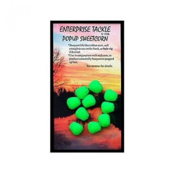 Искусственная кукуруза Enterprise Tackle Pop-Up Fluoro Green