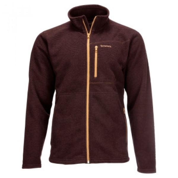 Куртка Simms Rivershed Full Zip Mahogany XL