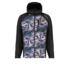 Куртка Viverra Softshell Infinity Hoody Black Camo Orange XL