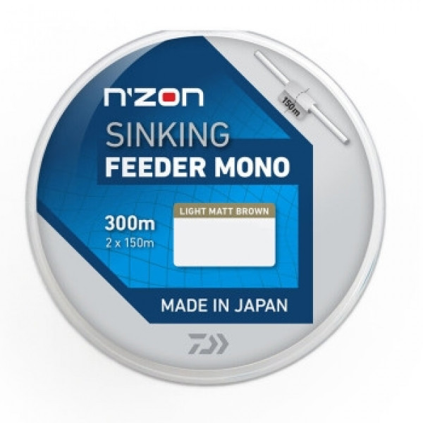 Лісочка Daiwa N`Zon Sinking Feeder Mono 0.20mm 3.08kg 300m Brown