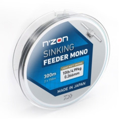 Леска Daiwa N`Zon Sinking Feeder Mono 0.26mm 4.99kg 300m Brown