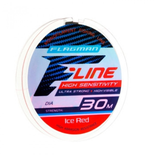 Леска F-Line Ice Red 30m 0.08mm