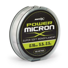 Лісочка Matrix Power Micron X 0.16mm 2.5kg 100m Лісочка Matrix Power Micron X 0.16mm 2.5kg 100m