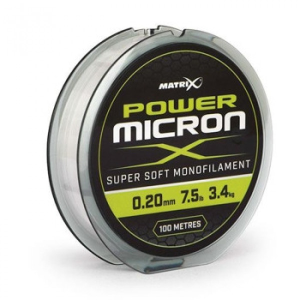 Леска Matrix Power Micron X 0.20mm 3.4kg 100m