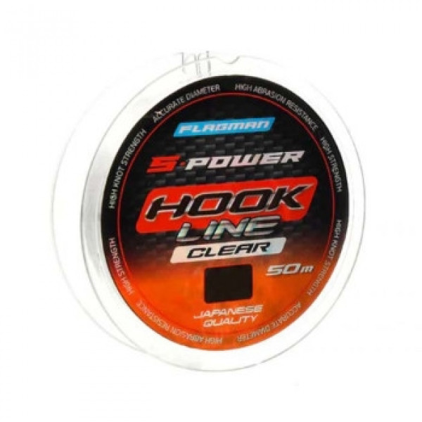 Леска S-power Hook Line 50m 0.10mm