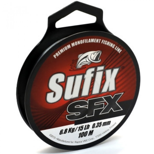 Леска Sufix SFX Self Hanging Spool 100m 0.35mm 6.8kg Clear