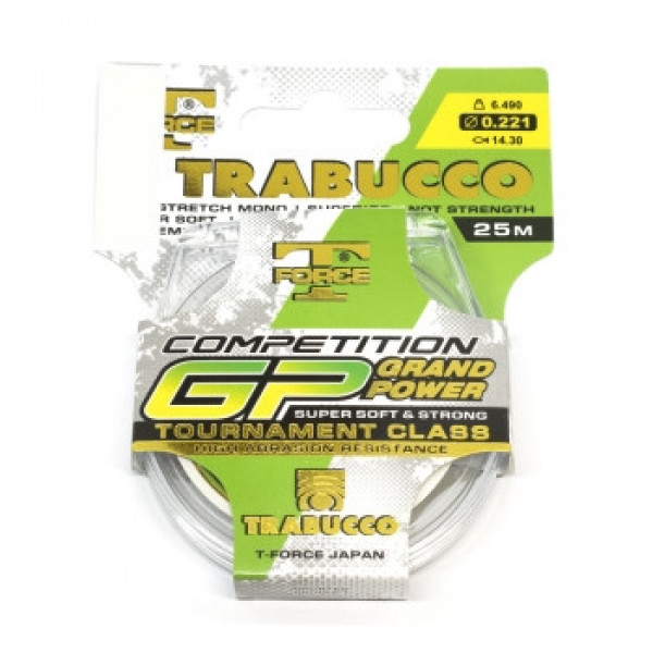 Леска Trabucco T-Force Competition GP Grand Power 25m 0.221mm 6.49kg