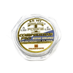 Лісочка Trabucco T-Force Competition Pro 25m 0.20mm 5.50kg Лісочка Trabucco T-Force Competition Pro 25m 0.20mm 5.50kg