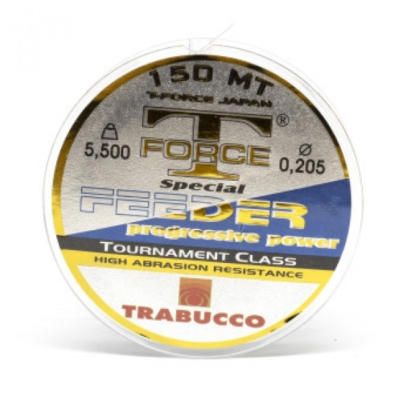 Леска Trabucco фидер T-Force Special Feeder 150m 0.20mm 5.50kg