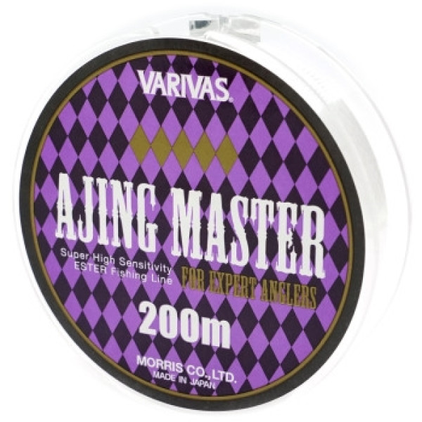 Леска Varivas Ajing Master Ester 200m 0.95kg #0.4 0.104mm