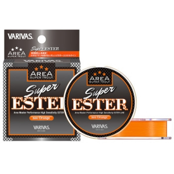 Леска Varivas Super Trout Area Ester Orange 140m 1.03kg 0.117mm