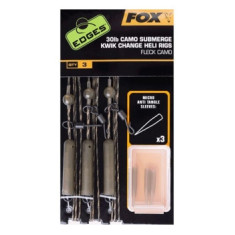 Монтаж Fox Edges Camo Submerge Heli rigs Kwik Change Kit 30lb Монтаж Fox Edges Camo Submerge Heli rigs Kwik Change Kit 30lb