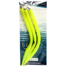Морской монтаж Fladen Rubber Mac 3pcs size 14/0 Yellow
