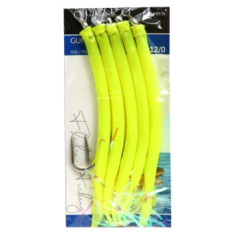 Морской монтаж Fladen Rubber Mac 5pcs size 12/0 Yellow