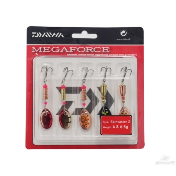 Набор блесен Daiwa Megaforce Spinner Kits 2