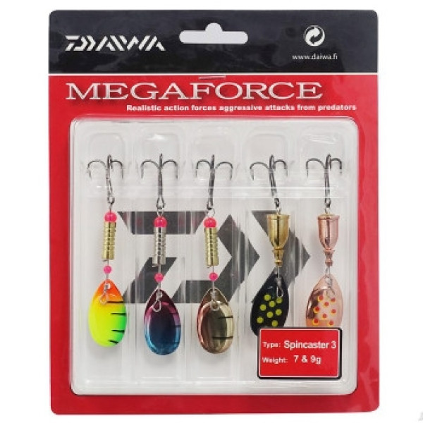 Набор блесен Daiwa Megaforce Spinner Kits 3