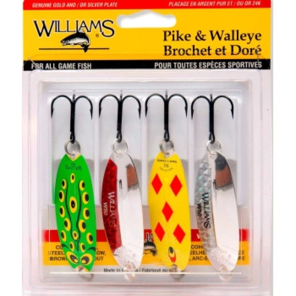 Williams Pike/Walleye 4-Pack Williams Kit