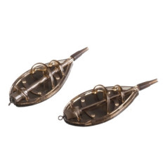 Набор кормушек Carp Pro фидер Flat feeder Large 2шт 50гр+60гр