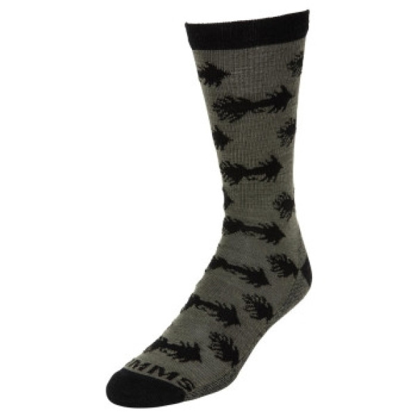 Носки Simms Daily Sock Woolly Bugger Moss M